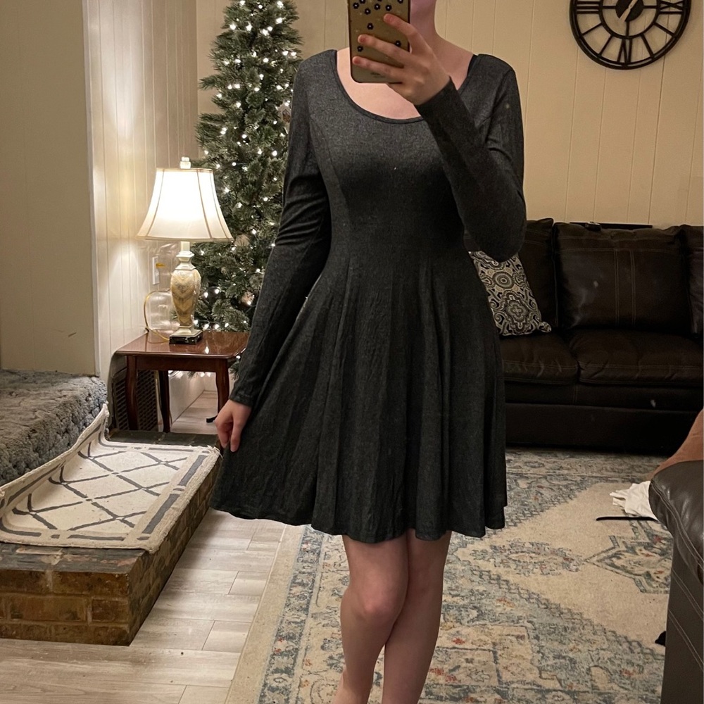 🚫SOLD🚫 Charcoal Gray Dress